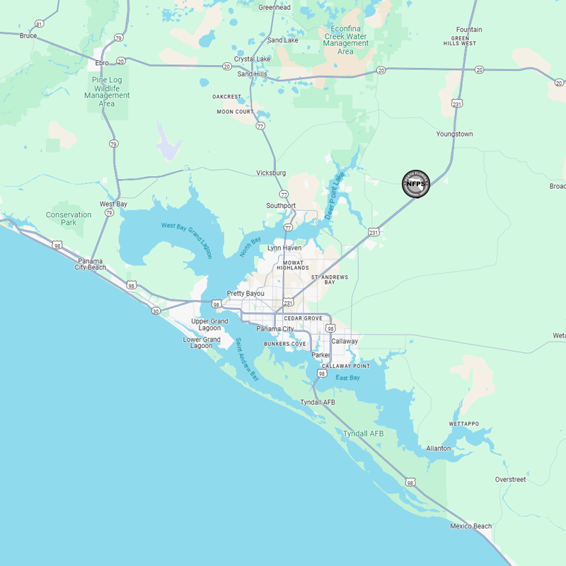 NFPS Panhandle Location: 9323 N Highway 231, Panama City FL 32404